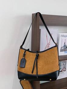 2025 Nuova borsa vintage opaca, borsa a spalla/sotto braccio da pendolare alla moda, borsa a tracolla di grande capacità