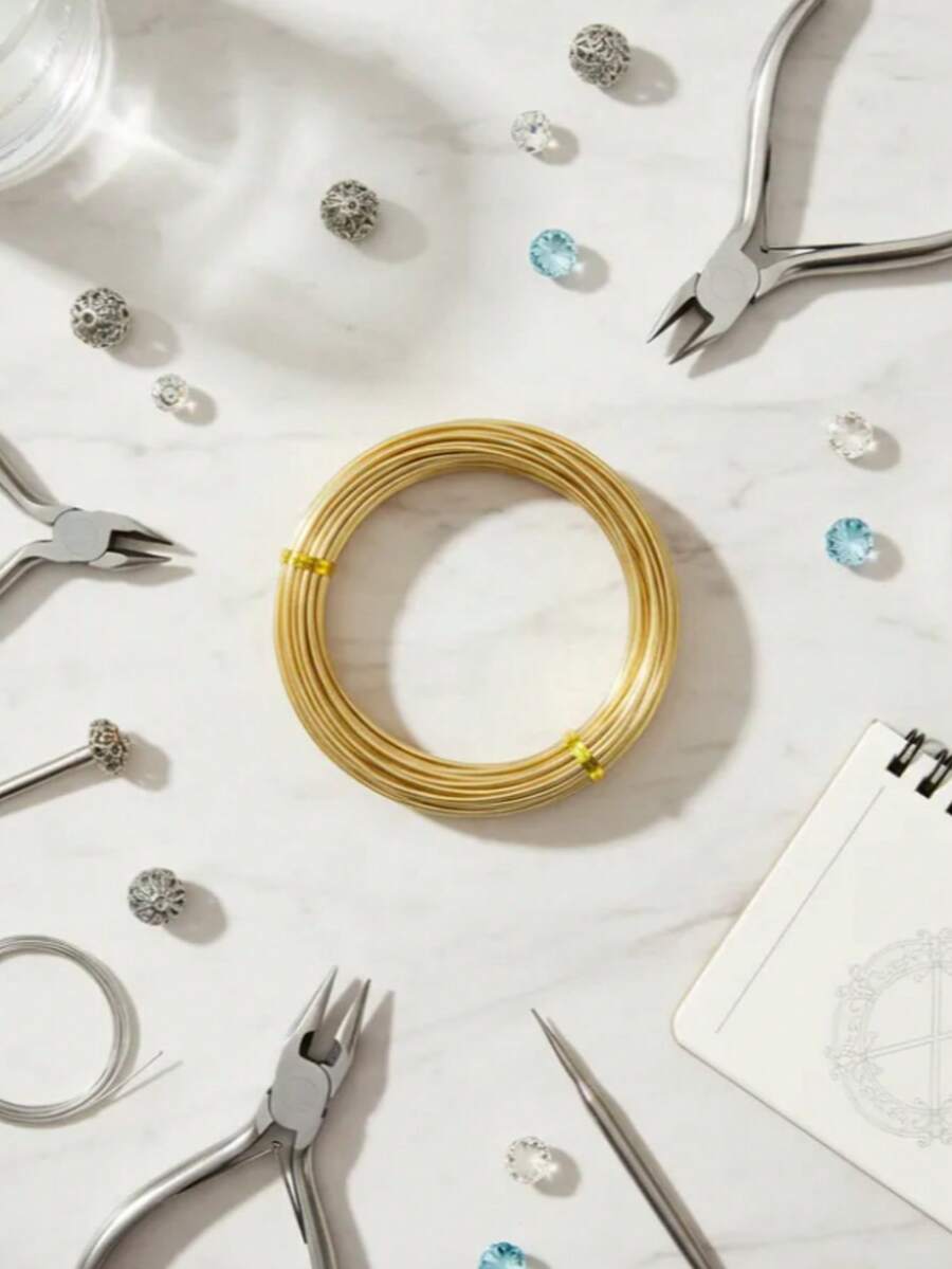 Alambre De aluminio Calidad Aaa con 10 metros alambre aluminio calidad AAA 10 metros calibre flexible resistente manualidades bisuteria jardineria bricolaje fácil corte moldeable anticorrosion color plateado envio rapido presentacion en rollo