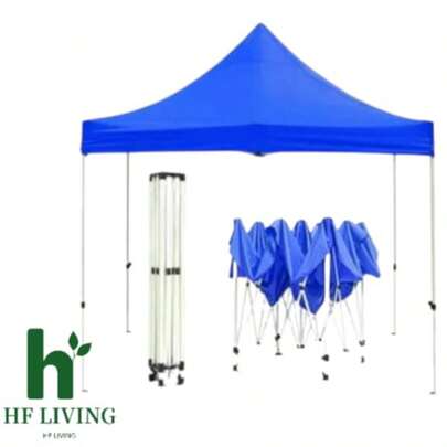 Carpa Toldo Plegable 3x3 Impermeable Y Reforzado  Color Azul Y ROJO