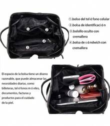 Women Fashion Backpacks - Black - View 6