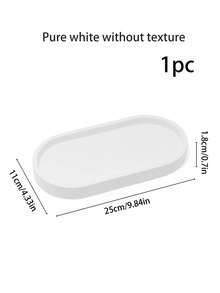 2/Pcs Bathroom Vanity Tray, Kitchen Sink Tray, Silicone Toilet Tank Tray, Bathroom Countertop Organizer Tray For Jewelry/Perfume/Soap Dispenser/Hand Towel - Multicolor - View 16