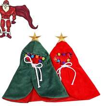 Weihnachtliches Hundefleece für kleine Hunde (Teddy/Bichon) – Dickes Corduroy, ziehharmonika-kompatibel