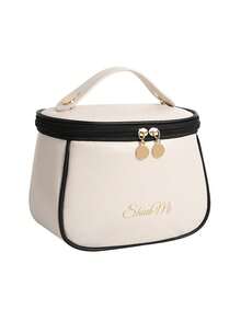 High Quality PU Travel Makeup Bags, Multifunctional Travel Storage Bag, Large Capacity Travel Cosmetic Bag, Cosmetics Organization And Storage, Makeup Organization, Cosmetic Storage Bag, Skin Care Bag, Travel Accessories, Travel Essentials, Cruise Essentials, Jewelry Storage, Lip Polish Storage, Nail Polish Storage Make Up Bag - Multicolor - View 14