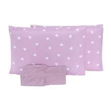 3-Piece Percale 100% Cotton Bed Sheet Set - CL18 - 查看 2