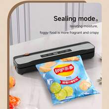 RAF 便携式自动真空封口机，厨房食品保鲜，真空袋，适用于干湿食品保鲜和零食袋密封，无线真空封口机，户外露营/野餐使用，厨房电器 - 多色1 - 查看 8