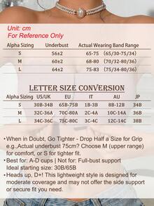 1pc Front Clasp Black One-Shoulder Fan-Shaped Bustier With Wide Silicone Upgraded Non-Slip Band, Comfortable Padded Bra, Seamless Wireless Bra For Women - Dusty Pink - View 2