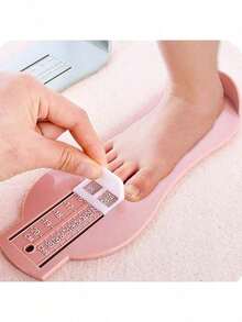 Herramienta de medición de pies para niños: un dispositivo simple y preciso para medir la longitud del pie de los niños. Disponible en rosa y azul, ayuda a los padres a encontrar el tamaño de zapato adecuado para los niños en crecimiento de manera fácil, facilitando las compras de zapatos para los talla grande pequeños.