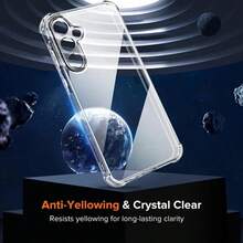 A Transparent Protective Air Cushion Shell, Compatible With The Sams Ung Galaxy Phone Shock-Proof Shell,International Version, Not The Domestic Version - Clear - View 3
