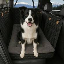 Extra Thick & Warm Pet Car Seat Cushion, Suitable For Large Dogs, SUV, Sedan, Truck, Non-Slip & Easy To Clean Polyester Material, Large Dog Vehicle Floor Protective Mat, Pet Travel Supplies, Anti-Slip Design, Reinforced Stitching, Durable, Car Pet Mat, SUV/Truck Owners - Multicolor - View 8
