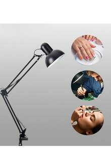 Lámpara De Escritorio Con Brazo Oscilante Metálico Con foco LED Incluidos - Negro-1 ud. - Ver 3