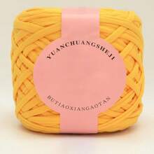 1 Stück 280 g dicker, hochelastischer Polyestergarn T-Shirt Garn zum Stricken, Häkeln von Kleidung, Taschen, Hausschuhen - Bastelseidenband Garn