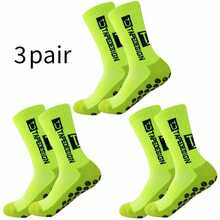 3 Pairs/Set Coated Socks, Professional Thickened Terry Absorbent, Odor-Resistant, Non-Slip Basketball/Football Socks - Multicolor - View 19