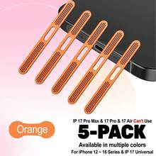 ZYONS 5个高品质金属扬声器防尘网罩，适用于 17 Pro Max/17 Air/16 Pro Max/16E/15 Plus/14/13/12系列 - 防尘网一体式防尘膜，网状设计防尘贴纸，听筒扬声器防尘粘性盖，带USB Type-C PD防尘塞 - 彩色 - 查看 28