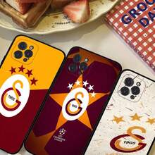 Coque de téléphone compatible avec Galatasaray Club pour 16 15 14 11 12 13 Mini Pro XS Max, 6 7 8 Plus X, 17 Pro, 17 Pro Max, 17, 16 Pro - Z5 - Voir 5