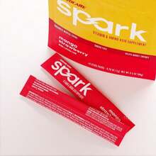 AdvoCare Spark Vitamin &Amp; Amino Acid Supplement - Focus &Amp; Energy Drink Powder Mix With Vitamin A, B-6, C &Amp; E - Also Includes L-Carnitine &Amp; L-Tyrosine - Fruit Punch, 14 Stick Packs - Flavor NameH - 查看 3