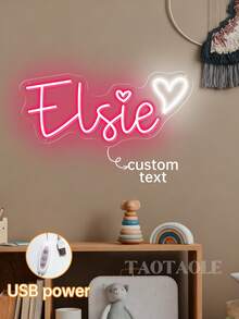 Insegna al neon personalizzata con nome, decorazione da parete personalizzata, decorazione per matrimonio, insegna al neon con nome, insegna al neon a LED per adolescenti, regali personalizzati, decorazione da camera da letto, decorazione per la casa, luce a LED USB, regalo di compleanno, da regalare a lui o a lei, Festa dei Giovani, Festa del Papà, Cerimonia di Laurea, Matrimonio, Soggiorno, Camera da letto, Ufficio