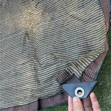 Coffee Color Sun Shade Net Anti-UV Sunshade Net Taped Edge Sun Net Mesh Pool Anti-UV Awning Plant Shed Sail - Coffee Brown - View 18
