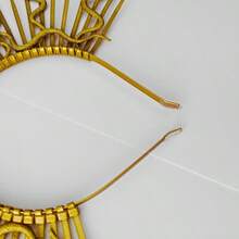 YP Medusa Snake Halo Crown Headbands Sunburst Egyptian Snake Headpiece Snake Tiara Hairband For Halloween Cosplay Photoshoot - 金色 - 查看 7