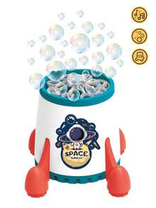 Creative Bubble Machine - Spaceship Bubble Machine & Whale Bubble Machine, Electric Bubble Blower Toys With Music For Indoor & Outdoor Summer Party, Automatic Bubble Blower Toys For Children Aged 3+ - Multicolor - View 2