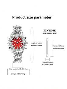 1块石英表，纯手工原创欧美异形吸血鬼龙鳞刺锡焊手表，小众设计男女皆宜的腕表 - 均碼 - 查看 3
