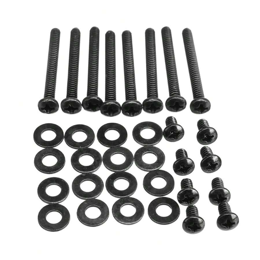 Professional Grade Radiator Fan Mounting Kit 33mm/7.7mm/8mm Screws For Corsair Hydro Cooling Systems - Black - View 1