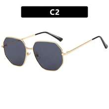 1pc European And American Style Sunglasses, High-End Sun Protection Sunglasses For Women, Summer Polygonal UV-Blocking Shades, New Fashion Design