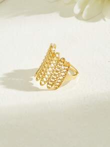 Mgyi Dubai-Inspired Minimalist, Sweet, Exaggerated, Gold-Colored Copper Fashionable And High-End Luxury Retro Big Jewelry Set For Women, Suitable For Outings, Leisure, Parties, Daily Dates, Christmas, And Other Holidays. It Includes A Ring A Gift For Women, Girlfriends, Parents, Etc