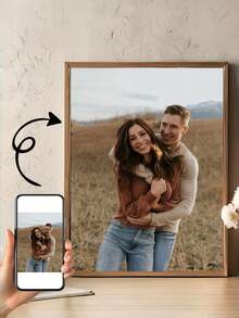 Art sur canevas personnalisé - Affiches photo personnalisées, convient pour la décoration du salon, de la chambre à coucher et de la cuisine - Cadeaux parfaits pour les amis, la famille et les couples - Idéal pour les anniversaires, les animaux de compagnie et les festivals