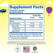 L'il Critters Fiber Daily Gummy Supplement For Kids, For Digestive Support, Berry And Lemon Flavors, 90 Gummies - Flavor NameA - View 8