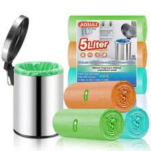 3 Rouleaux/26 Pièces (78 pièces) Petit Sac poubelle (45 cm/17,7 * 50 cm/19,6 po) Doublure de poubelle portative et épaissie, saine pour Salle de bain, Cuisine, Salon et Maison, Cuisine, Salle de bain, Maison, Fournisseurs pour la maison