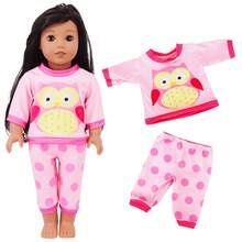 18 Inch American Girl Doll Long Sleeve Pajamas, Summer Chiffon Doll Casual Clothes, Teenager Doll Toys - Multicolor - View 10