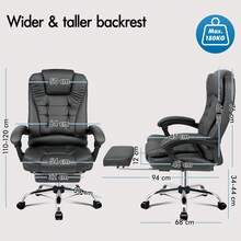 Home Office Chairs - Grey - View 5