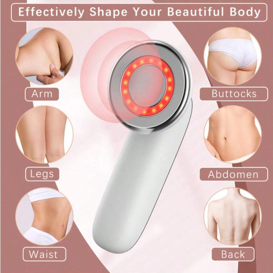 Pulsovital Máquina De Formación Del Cuerpo, Máquina Multifuncional Portátil Del Masajero Portátil Inalámbrico - Para El Vientre, La Cintura, Los Brazos, La Pierna, El Culo Para Las Mujeres - Blanco - Ver 1