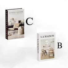 3 قطع كتب زخرفية مزيفة بطراز قديم، دعامة لرف الكتب، المقهى، الفندق، التصوير الفوتوغرافي، الأفلام/الفيديو - متعدد الألوان - مشاهدة 16