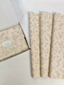 10/20/40pcs Floral Pattern Semi-Transparent Thin Paper - Wax Coated, 20x14 Inches, Suitable For Christmas Decoration, Wedding, Valentine's Day, Birthday Gifts, Bouquet Wrapping, Party Favors, Gift Wrapping Supplies | Decorative Tissue Paper | Wax Coated Paper, Gift Wrapping Supplies, Tissue Paper, Tissue Paper/Christmas Wrapping Paper, Gift Wrapping Paper, Christmas Tissue Paper/Christmas Wrapping Paper