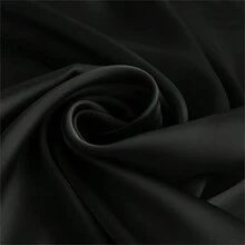 Shawls And Wraps For Evening Dresses Satin Shawl Wraps For Women Extra Long Wedding Shawls For Bridal Party - 黑色 - 查看 5