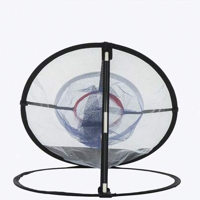 1pc Foldable Golf Swing Practice Net/Mat, For Indoor & Outdoor Swing Training, Suitable For Target Practice, Foldable Design