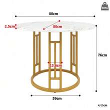 Dining Tables - Gold - View 6
