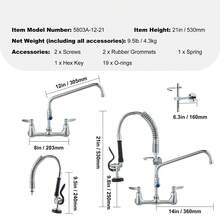 Kitchen Faucet - 21인치 - 보기 7
