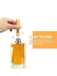 Refillable Perfume Atomizer Travel,8Pcs 5ML Portable Mini Pocket Perfume Atomizer Bottle Spray For Travel Accessories Tin Canister Organiser - 粉色 - 查看 5