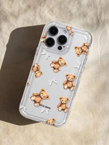 Custodia telefonica trasparente con stampa carina di orsetto e fiocco, compatibile con 13/11/17/17 Pro/16/14/15/15 Pro/15 Plus/15 Pro Max/7 Plus/8 Plus/X/Xs Max/Xr/11 Pro/12 Pro/13 Pro/14 Pro/12 Mini/13 Mini/11 Pro Max/12 Pro Max/13 Pro Max/14 Pro Max/14 Plus/17 Pro Max/17 Air/6/6s Plus/7/8/16 Pro/16 Plus/16 Pro Max/SE2/17 Pro Max e Galaxy A54/A14/A12/A13/A15/A32/A33/A24/A52S/S20/S21/S22/S23/S24/S23 Plus/S24 Ultra/S25/A15/A33/A23 - Multicolore - Visualizzare 4