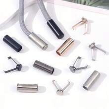 4/8 piezas de Clips de metal ajustables, fáciles de instalar - Para manualidades DIY, adecuados para cordones, cordones, pantalones, bolsas, sudaderas - Diseño compacto, sujetadores resistentes, clips ajustables, entusiastas de la artesanía