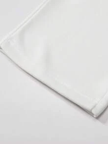 Men's Knitted Straight Leg Casual Pants, Minimalist Versatile Loose Fit Sweatpants For Spring And Autumn - White - View 6