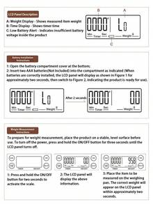 5kg/0.1g Precision Coffee Scale With Timer For Kitchen Scale Timer/Unit Conversion/Overload Alert Kitchen Use Precision Measurement Tool Small Mini Coffee Digital Scale (2xAAA Battery Not Included) - Black - View 8