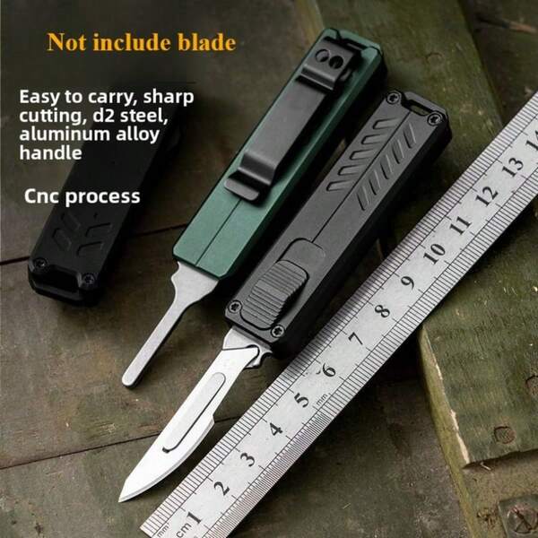 Advanced Utility Knife Handle Tools (Without Blades, Suitable For 23/24 Blades), CNC Process, Aviation Aluminum Material