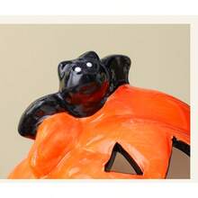 Keramischer hohler Kürbis Nachtlicht Halloween Dekoration Wohnaccessoire