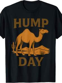 Hump Day Desert Camel Animal Lover T-Shirt - 款式3 - 查看 1