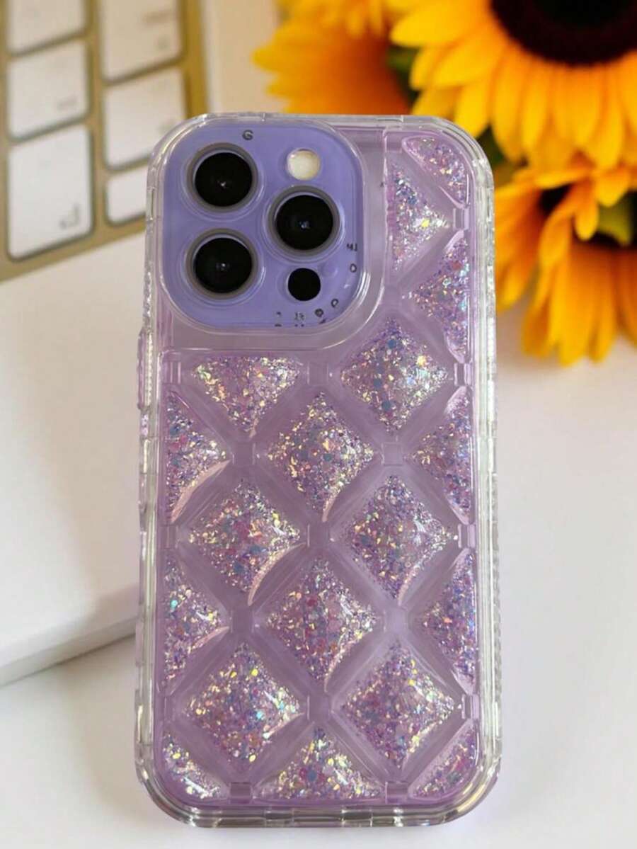 Funda Neon Brillante en la obscuridad 3 en 1 - Morado - Ver 1