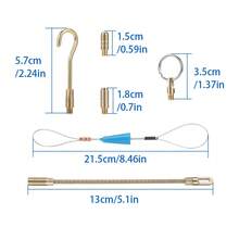 Blue Fiberglass Cable Push-Pull Device, Walking Rod, Fish Pulling Kit, Wall Wire And Hook Rod Tools