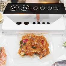 RAF Máy hút chân không màn hình kỹ thuật số, thích hợp để hút chân không nhiều loại thực phẩm, vận hành tiện lợi, có thể hút chân không các túi đựng thực phẩm khô và mềm để bảo quản. - Nhiều màu 2 - Xem 5